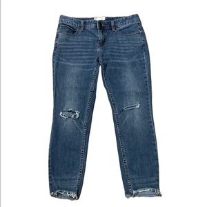FREE PEOPLE distressed skinny jeans
